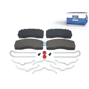Jeu de 4 plaquettes de frein avant DT 4.92243