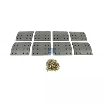 Kit de garnitures de frein, frein à tambour DT 5.92136