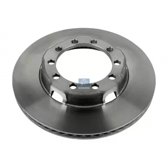 Jeu de 2 disques de frein avant DT