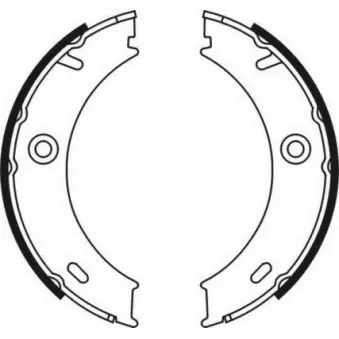 Jeu de mâchoires de frein, frein de stationnement ABE