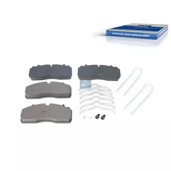 Jeu de 4 plaquettes de frein avant DT 6.95126