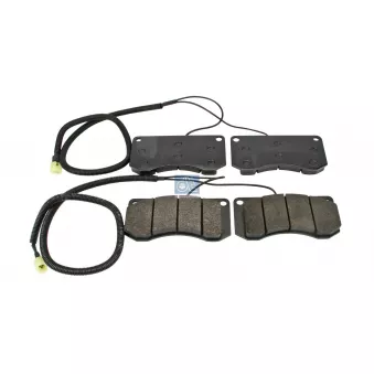 Jeu de 4 plaquettes de frein avant DT