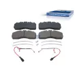 Jeu de 4 plaquettes de frein avant DT 6.95110 - Visuel 1