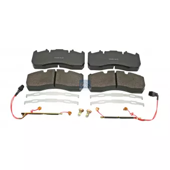 Jeu de 4 plaquettes de frein DT 6.95113