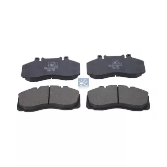 Jeu de 4 plaquettes de frein avant DT