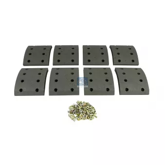 Kit de garnitures de frein, frein à tambour DT 6.95013