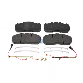 Jeu de 4 plaquettes de frein avant DT 6.95101