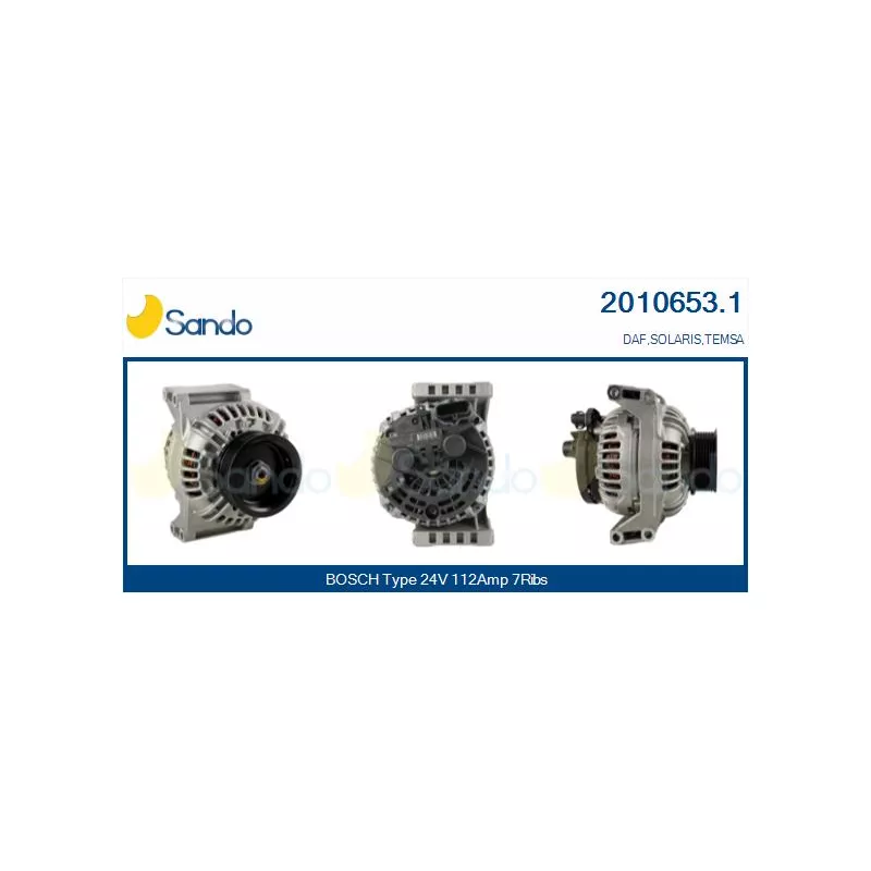 Alternateur SANDO 2010653.1