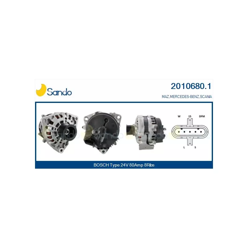 Alternateur SANDO 2010680.1