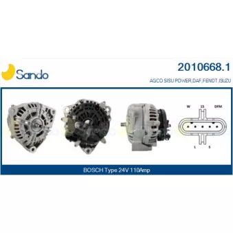 Alternateur SANDO