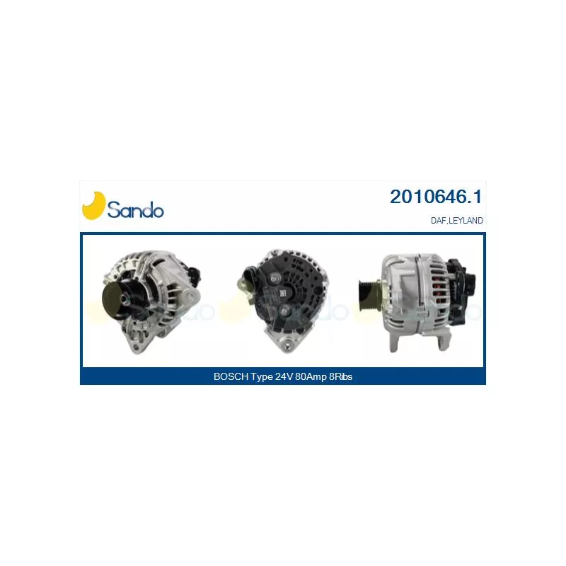 Alternateur SANDO 2010646.1