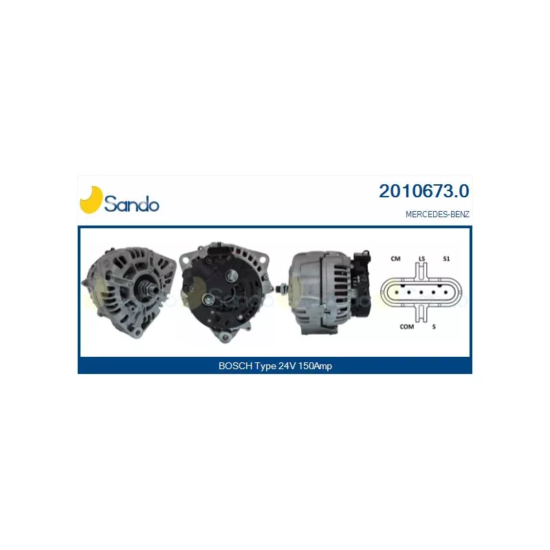 Alternateur SANDO 2010673.0