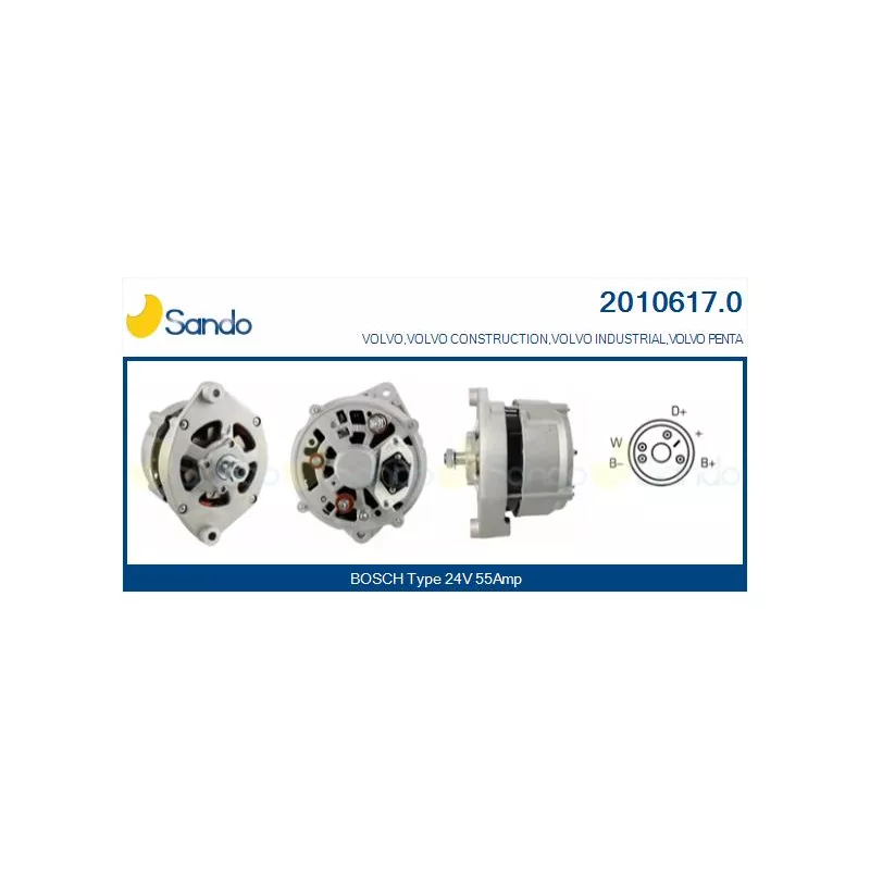 Alternateur SANDO 2010617.0