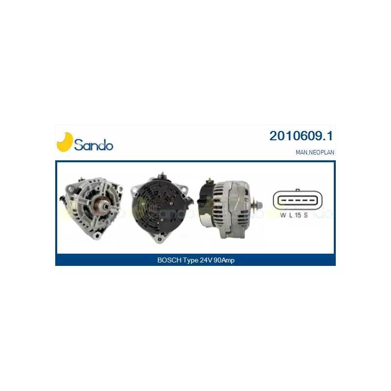 Alternateur SANDO 2010609.1