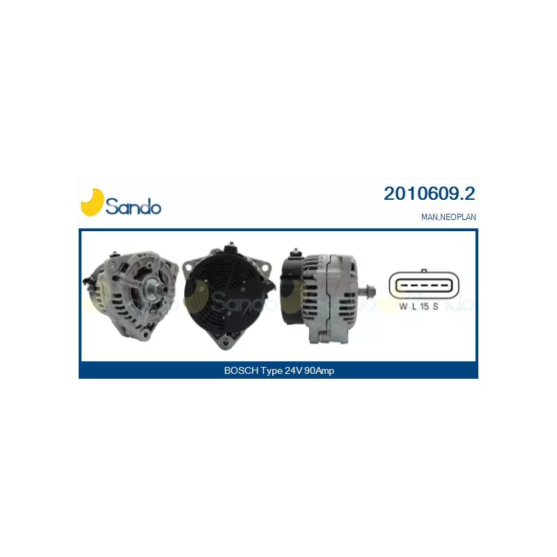 Alternateur SANDO 2010609.2