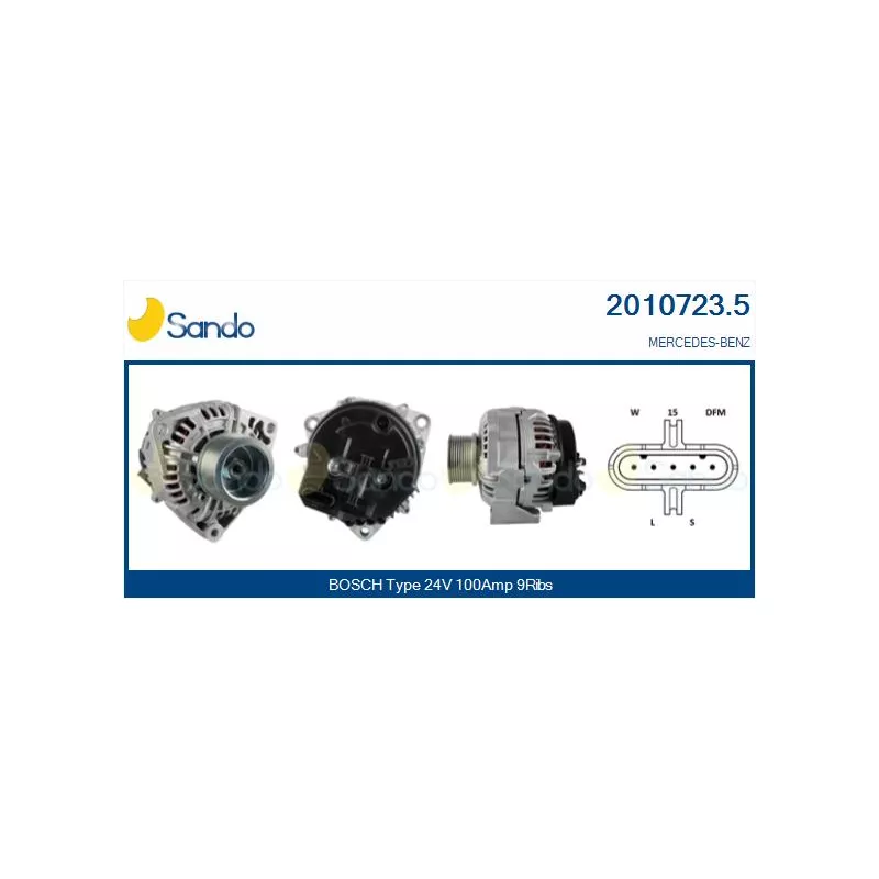 Alternateur SANDO 2010723.5