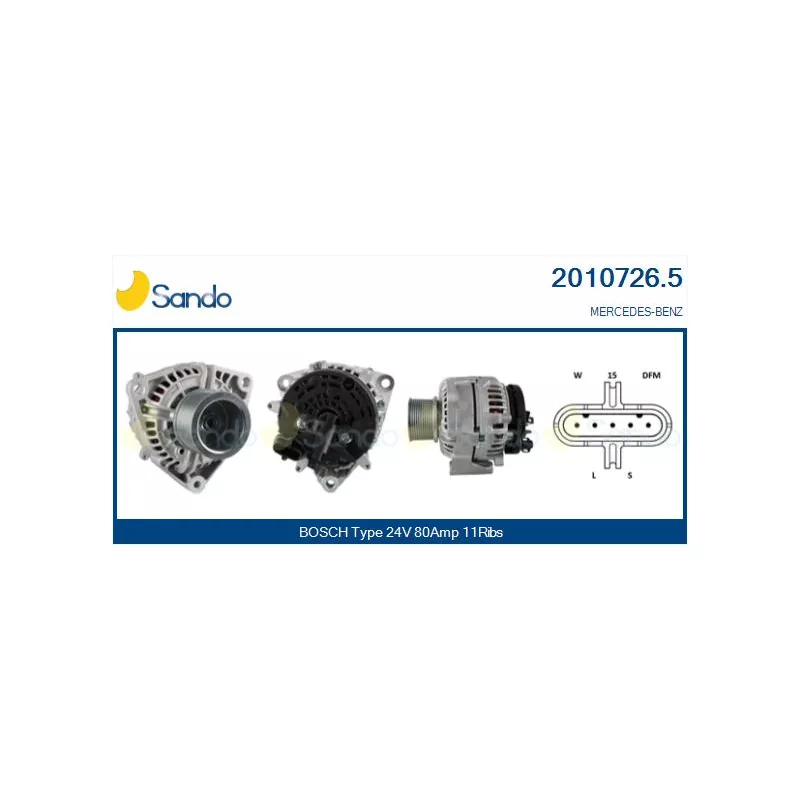 Alternateur SANDO 2010726.5