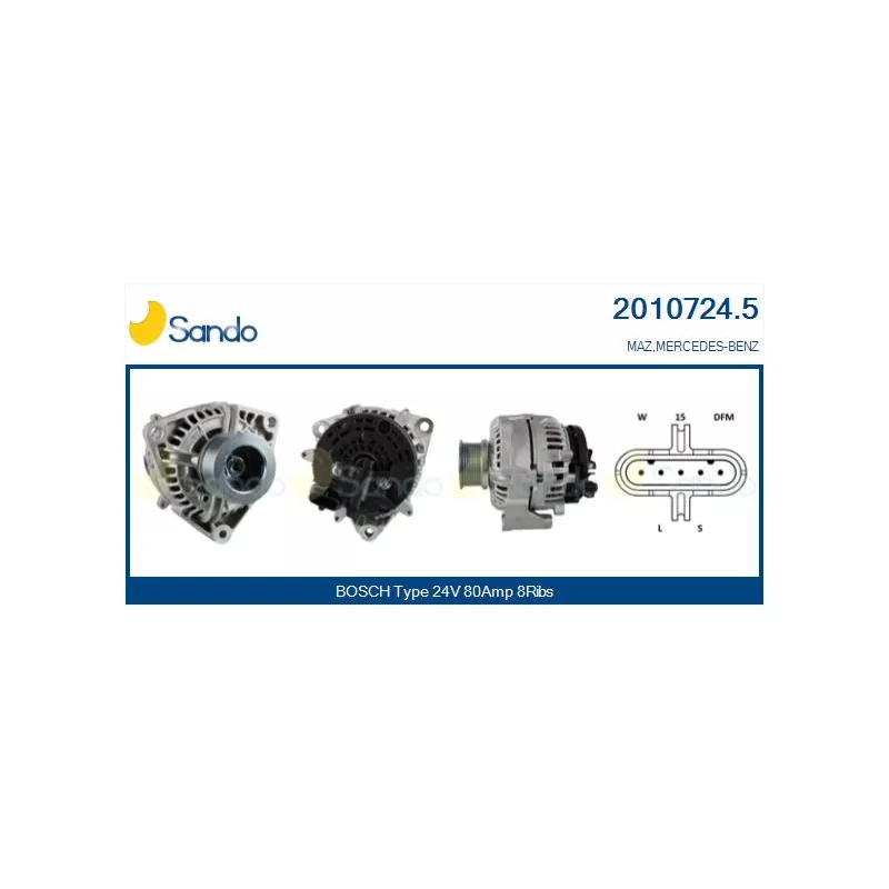 Alternateur SANDO 2010724.5
