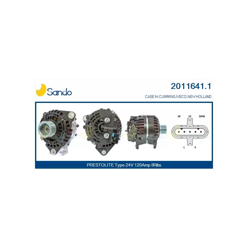 Alternateur SANDO 2011641.1