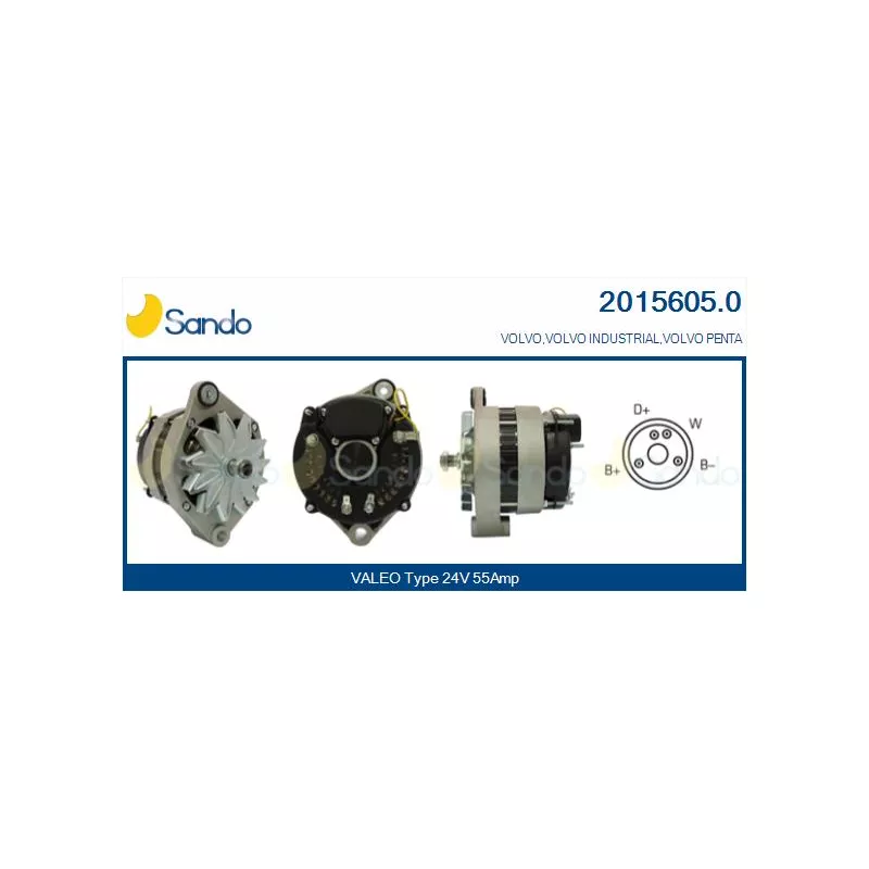 Alternateur SANDO 2015605.0