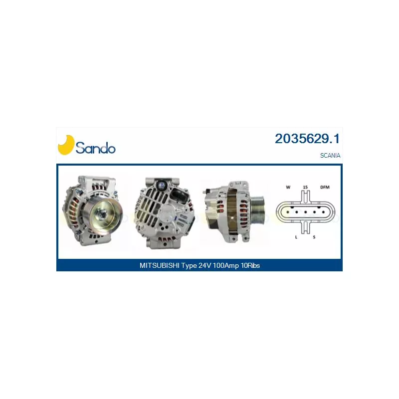 Alternateur SANDO 2035629.1