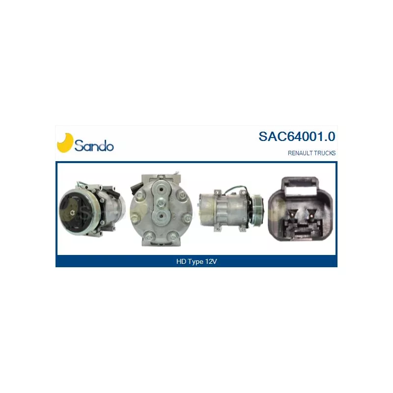 Compresseur, climatisation SANDO SAC64001.0