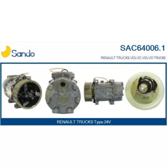 Compresseur, climatisation SANDO