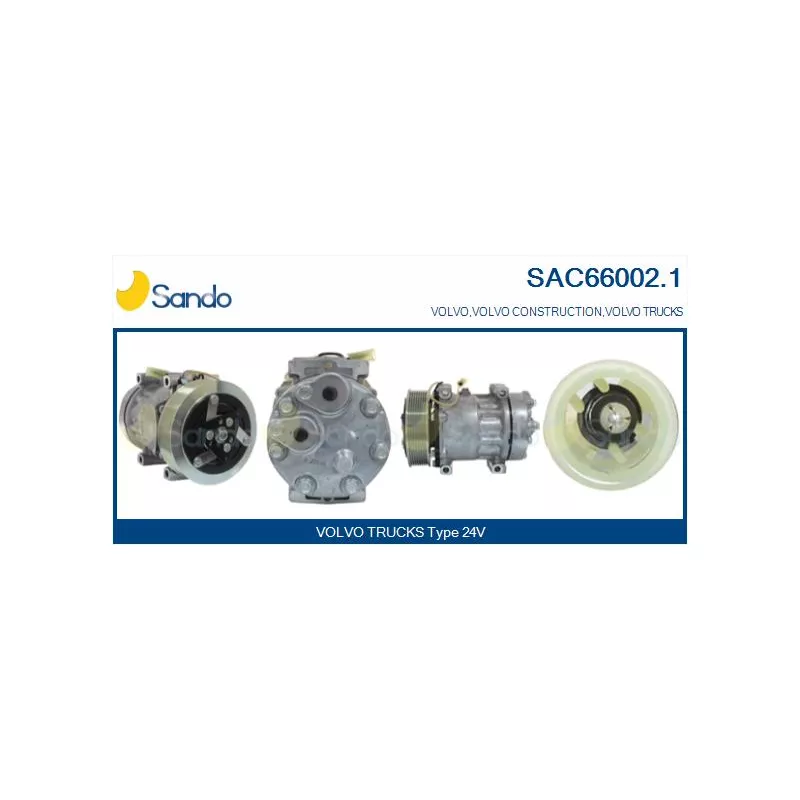 Compresseur, climatisation SANDO SAC66002.1
