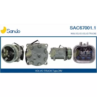 Compresseur, climatisation SANDO