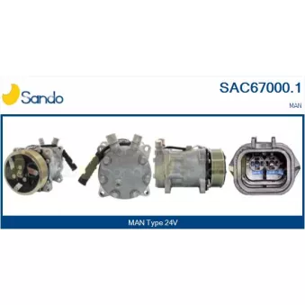 Compresseur, climatisation SANDO