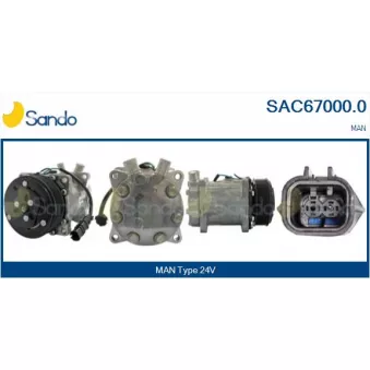 Compresseur, climatisation SANDO