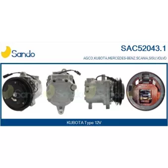 Compresseur, climatisation SANDO