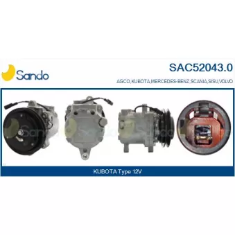 Compresseur, climatisation SANDO