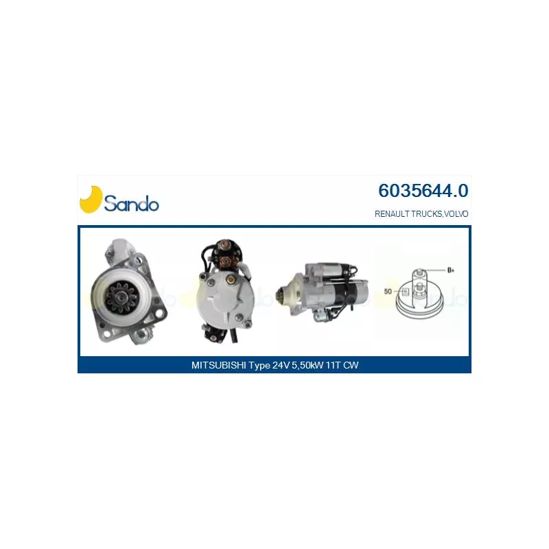Démarreur SANDO 6035644.0