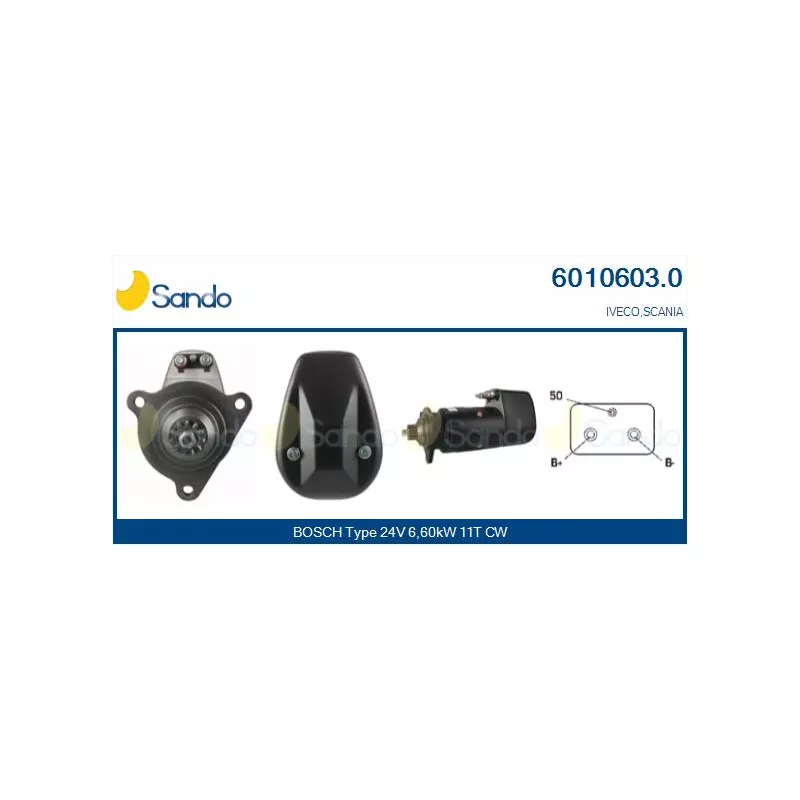 Démarreur SANDO 6010603.0