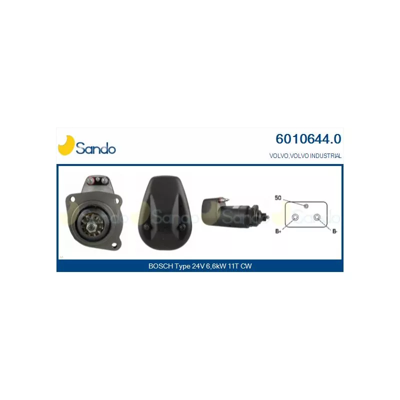Démarreur SANDO 6010644.0