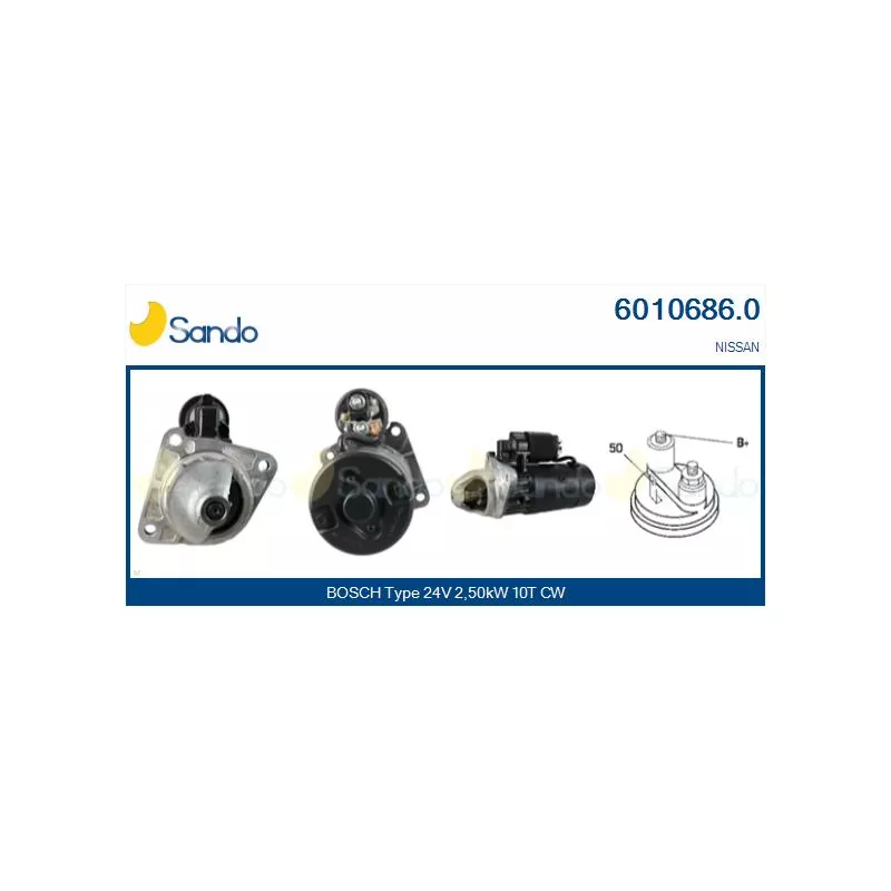 Démarreur SANDO 6010686.0