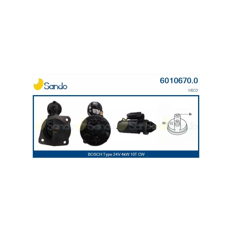 Démarreur SANDO 6010670.0