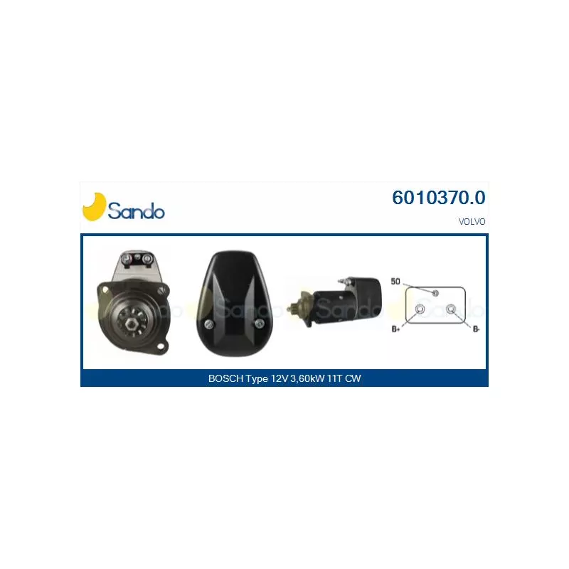 Démarreur SANDO 6010370.0