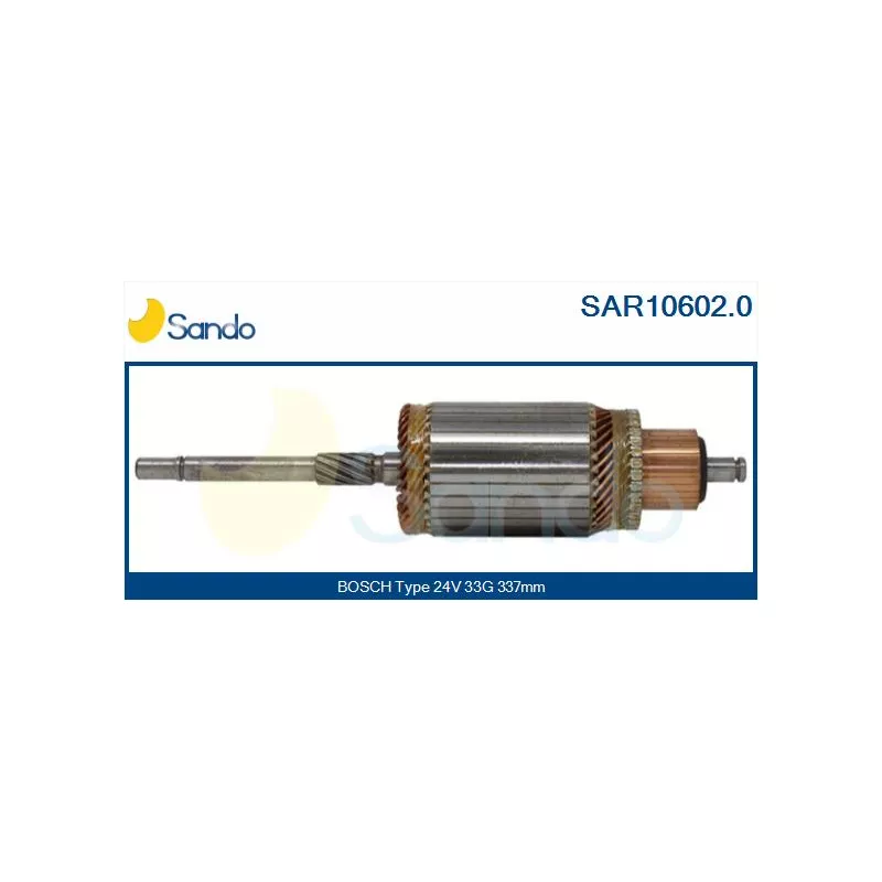 Induit, démarreur SANDO SAR10602.0