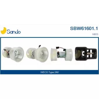 Pulseur d'air habitacle SANDO