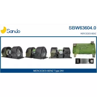 Pulseur d'air habitacle SANDO