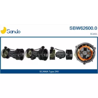 Pulseur d'air habitacle SANDO