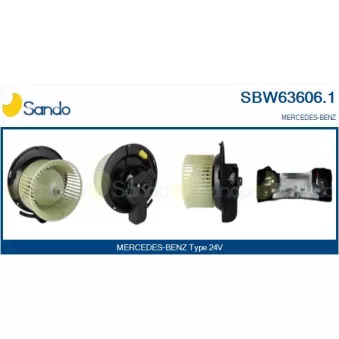 Pulseur d'air habitacle SANDO