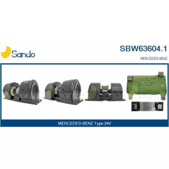 Pulseur d'air habitacle SANDO