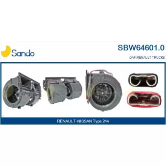 Pulseur d'air habitacle SANDO