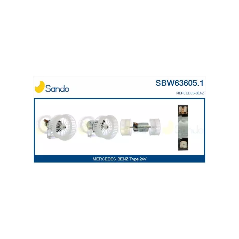 Pulseur d'air habitacle SANDO SBW63605.1