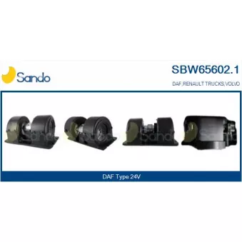 Pulseur d'air habitacle SANDO