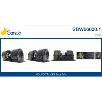 Pulseur d'air habitacle SANDO