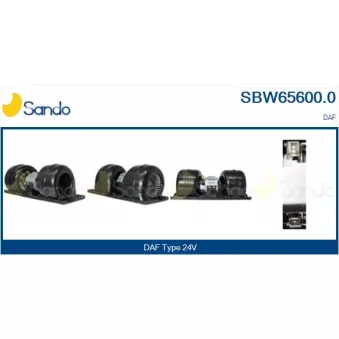 Pulseur d'air habitacle SANDO